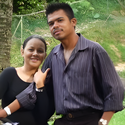 Mohd Yusri and Sharifah Farlearton